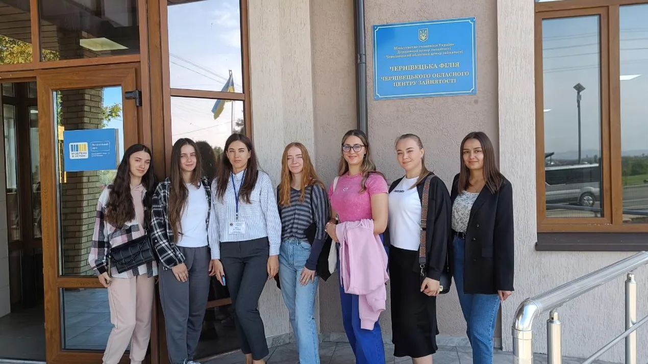 Візит студентів 4-го курсу до Чернівецької філії Чернівецького обласного центру зайнятості